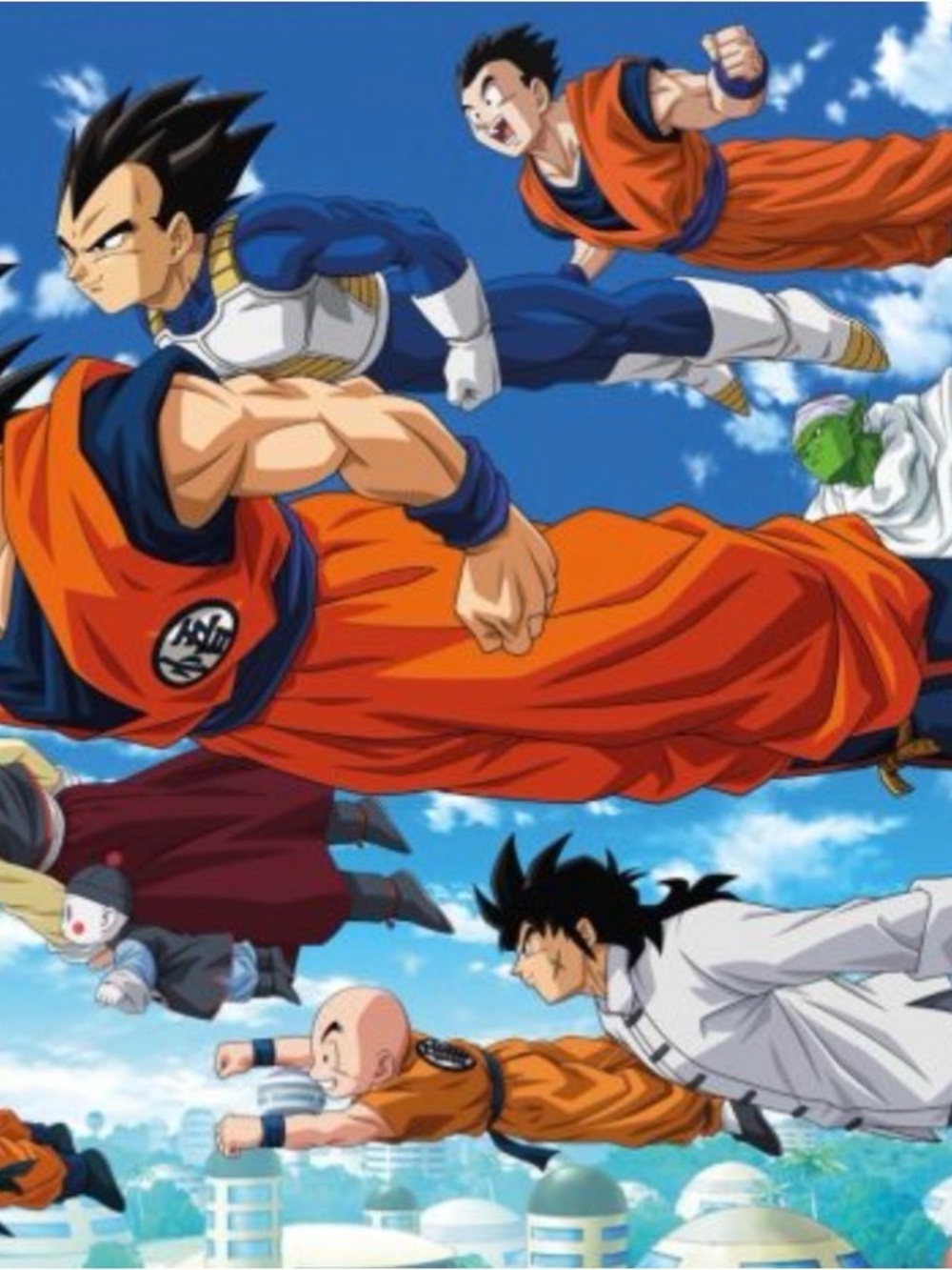 Dragon Ball  Poster — Orange & Blue Anime  Poster Aprox Size 24x36 Inches